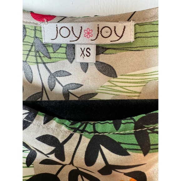 Joy Joy bright silky short sleeve blouse - Picture 4 of 5